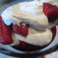 Strawberries Romanov (La Madeleine copycat)